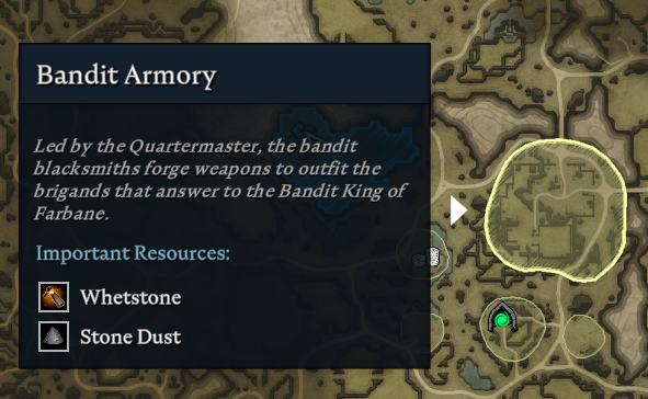 Bandit Armory Map Location